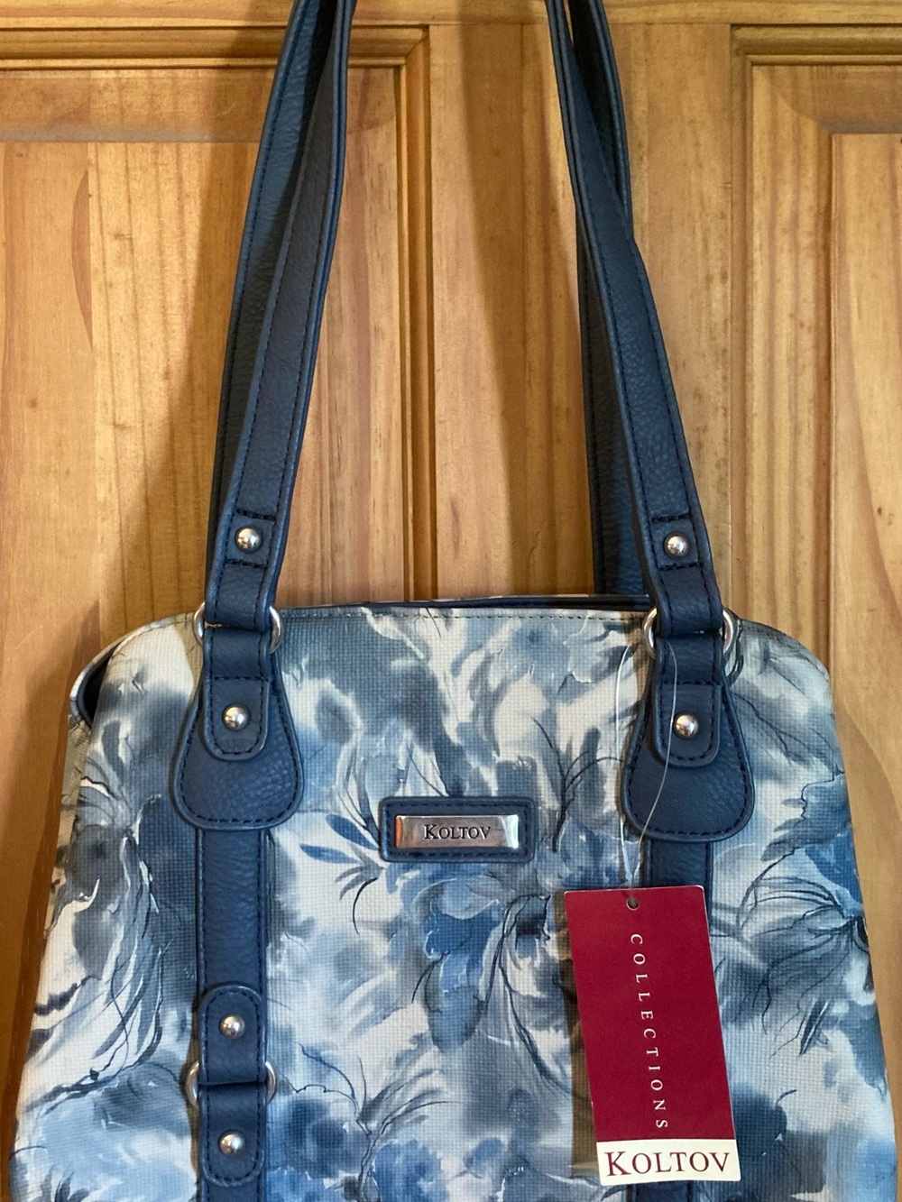 Koltov Blue Floral Shoulder Bag for Women